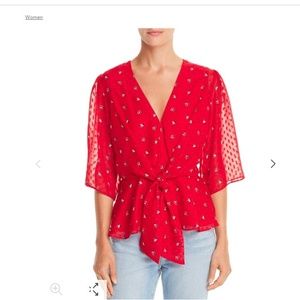 Size Small Wayf Amora Red Top Bloomingdales